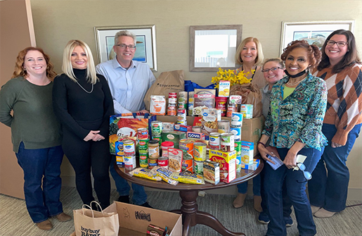 Fletcher Tilton Holiday Food Drive Gives Back to Pernet Family Health Service, Inc.